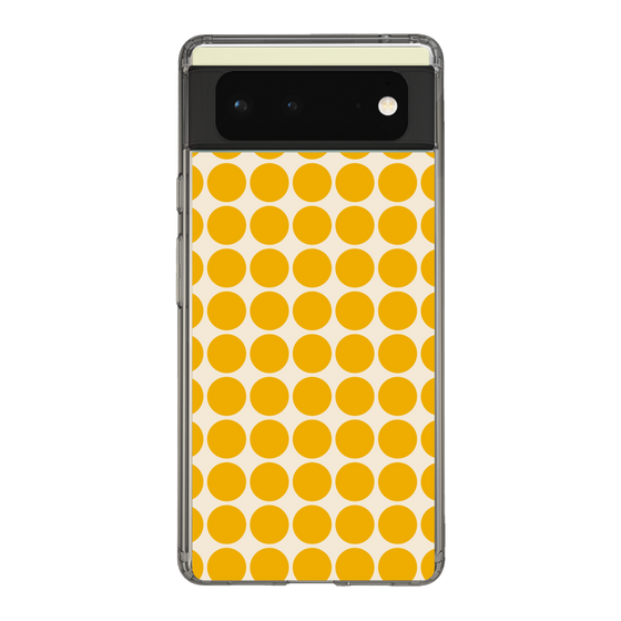 スリムプロテクションケース［ Big Dot - Yellow ］