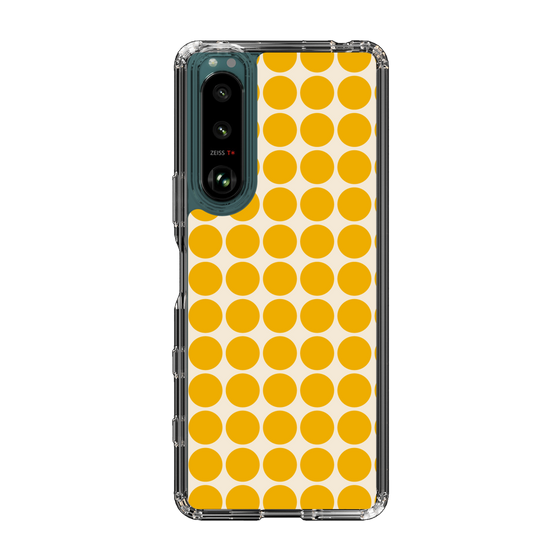 スリムプロテクションケース［ Big Dot - Yellow ］