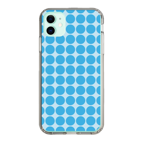 スリムプロテクションケース［ Big Dot - Blue ］