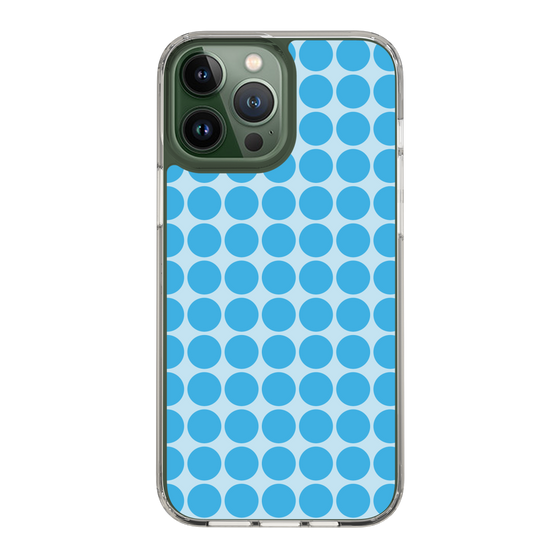 スリムプロテクションケース［ Big Dot - Blue ］