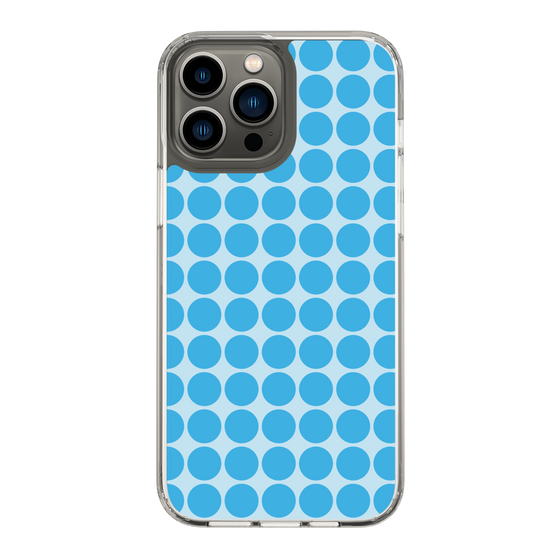 スリムプロテクションケース［ Big Dot - Blue ］
