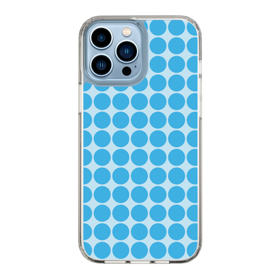 スリムプロテクションケース［ Big Dot - Blue ］