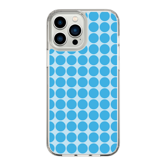 スリムプロテクションケース［ Big Dot - Blue ］