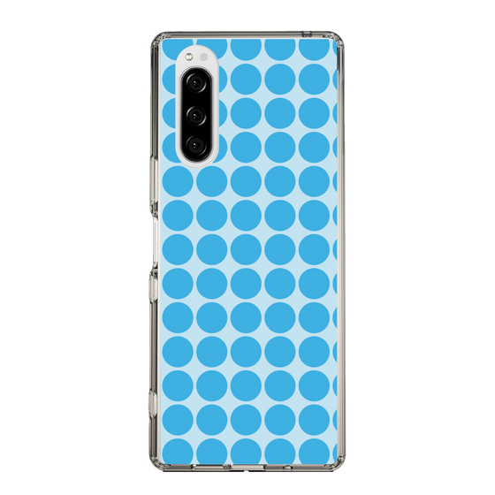 スリムプロテクションケース［ Big Dot - Blue ］