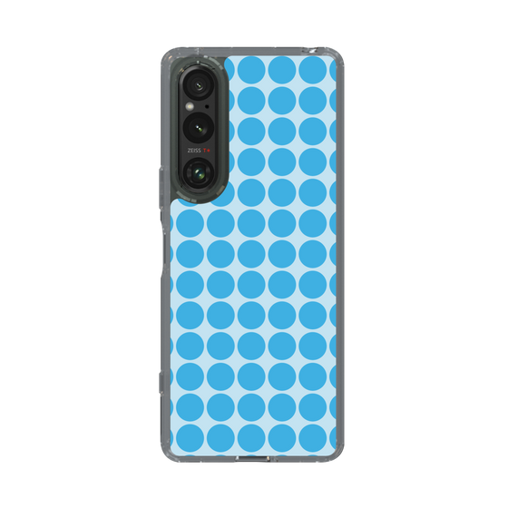 スリムプロテクションケース［ Big Dot - Blue ］