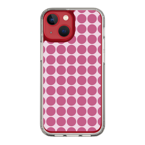 スリムプロテクションケース［ Big Dot - Pink ］