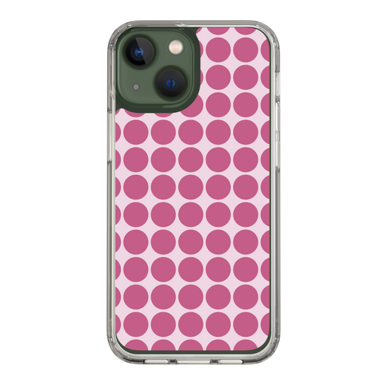 スリムプロテクションケース［ Big Dot - Pink ］
