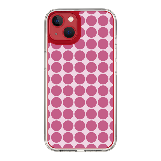 スリムプロテクションケース［ Big Dot - Pink ］