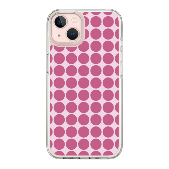 スリムプロテクションケース［ Big Dot - Pink ］