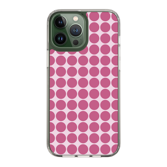 スリムプロテクションケース［ Big Dot - Pink ］