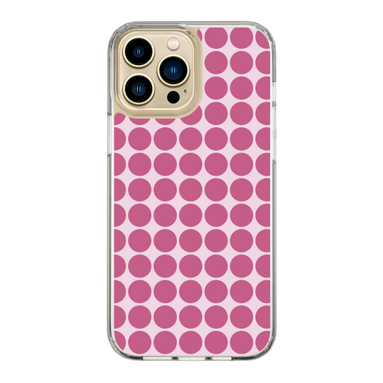 スリムプロテクションケース［ Big Dot - Pink ］