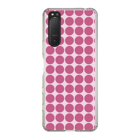スリムプロテクションケース［ Big Dot - Pink ］