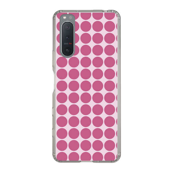 スリムプロテクションケース［ Big Dot - Pink ］
