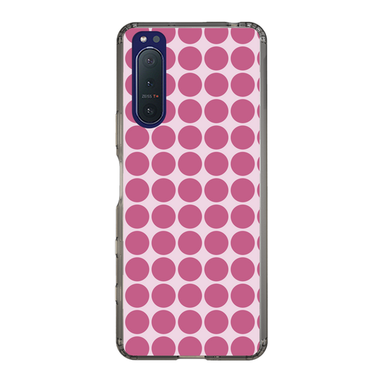 スリムプロテクションケース［ Big Dot - Pink ］