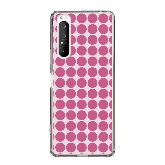 スリムプロテクションケース［ Big Dot - Pink ］