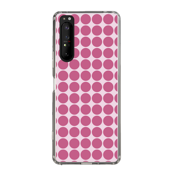 スリムプロテクションケース［ Big Dot - Pink ］