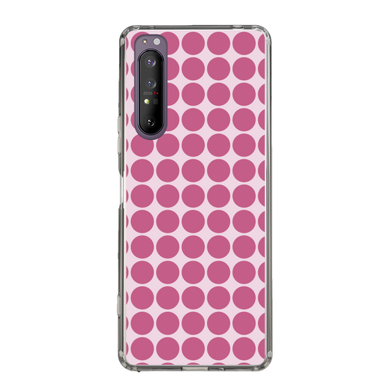スリムプロテクションケース［ Big Dot - Pink ］