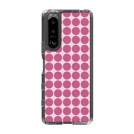 スリムプロテクションケース［ Big Dot - Pink ］