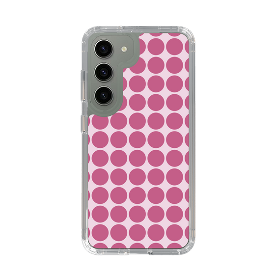 スリムプロテクションケース［ Big Dot - Pink ］