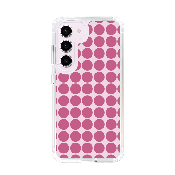 スリムプロテクションケース［ Big Dot - Pink ］