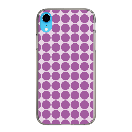 スリムプロテクションケース［ Big Dot - Purple ］