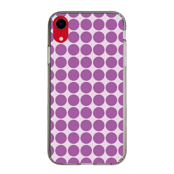 スリムプロテクションケース［ Big Dot - Purple ］