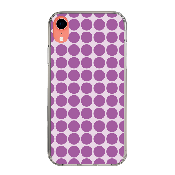 スリムプロテクションケース［ Big Dot - Purple ］