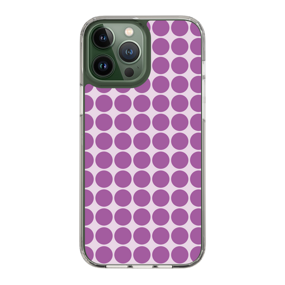 スリムプロテクションケース［ Big Dot - Purple ］