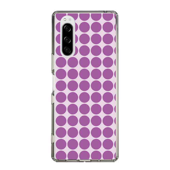 スリムプロテクションケース［ Big Dot - Purple ］