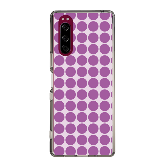 スリムプロテクションケース［ Big Dot - Purple ］