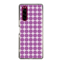 スリムプロテクションケース［ Big Dot - Purple ］