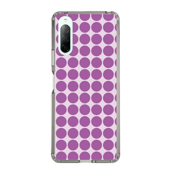 スリムプロテクションケース［ Big Dot - Purple ］