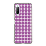 スリムプロテクションケース［ Big Dot - Purple ］