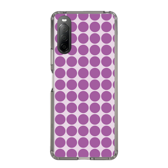 スリムプロテクションケース［ Big Dot - Purple ］