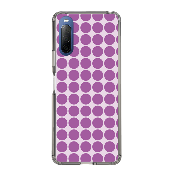 スリムプロテクションケース［ Big Dot - Purple ］