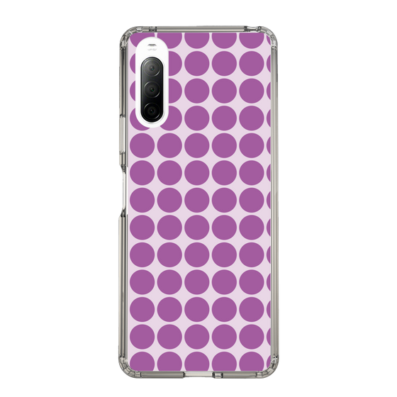 スリムプロテクションケース［ Big Dot - Purple ］