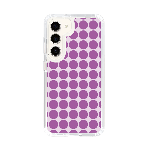 スリムプロテクションケース［ Big Dot - Purple ］