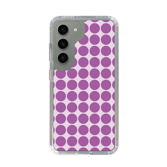 スリムプロテクションケース［ Big Dot - Purple ］