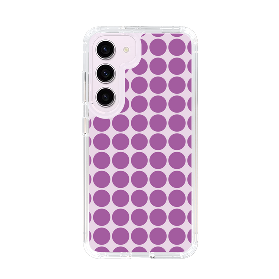 スリムプロテクションケース［ Big Dot - Purple ］