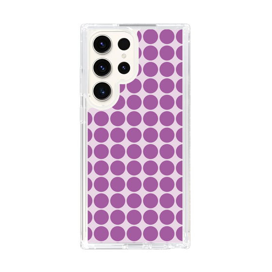 スリムプロテクションケース［ Big Dot - Purple ］