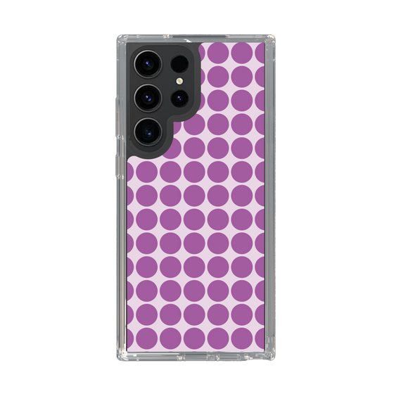 スリムプロテクションケース［ Big Dot - Purple ］