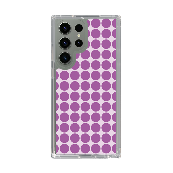 スリムプロテクションケース［ Big Dot - Purple ］