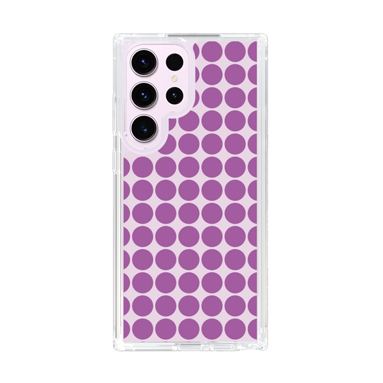スリムプロテクションケース［ Big Dot - Purple ］