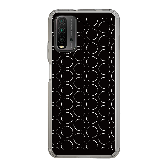 スリムプロテクションケース［ Dot Circle - Black ］