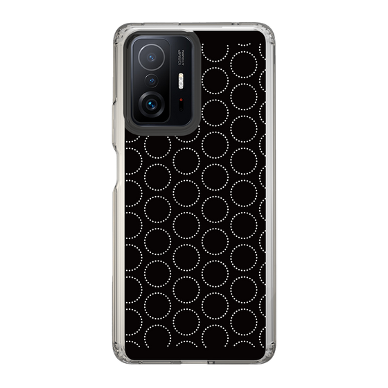 スリムプロテクションケース［ Dot Circle - Black ］