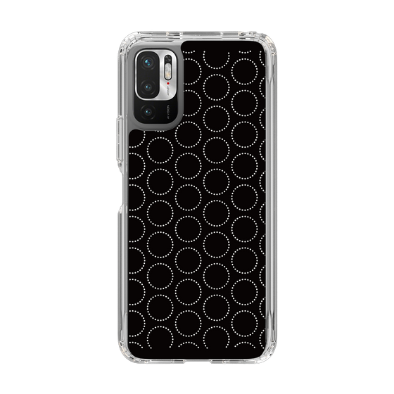 スリムプロテクションケース［ Dot Circle - Black ］