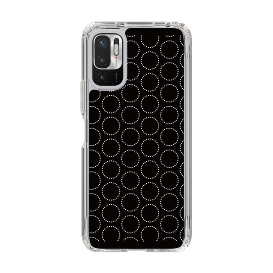 スリムプロテクションケース［ Dot Circle - Black ］