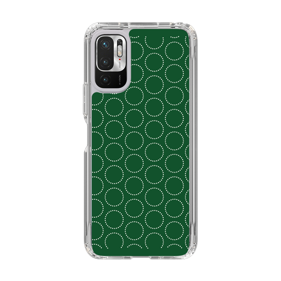 スリムプロテクションケース［ Dot Circle - Green ］