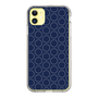 スリムプロテクションケース［ Dot Circle - Navy ］