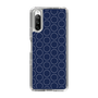 スリムプロテクションケース［ Dot Circle - Navy ］